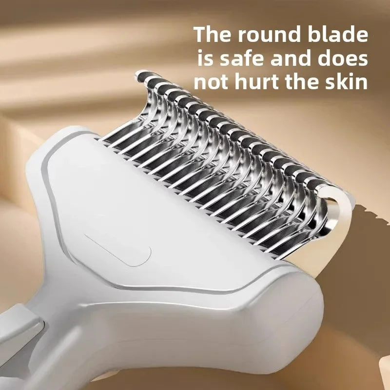Pet Hair Knot Comb Cat Beauty Hair Removal Comb Pet Products Accessory Stainless Steel Antirust Cleaning Brush Remove Loose Fur